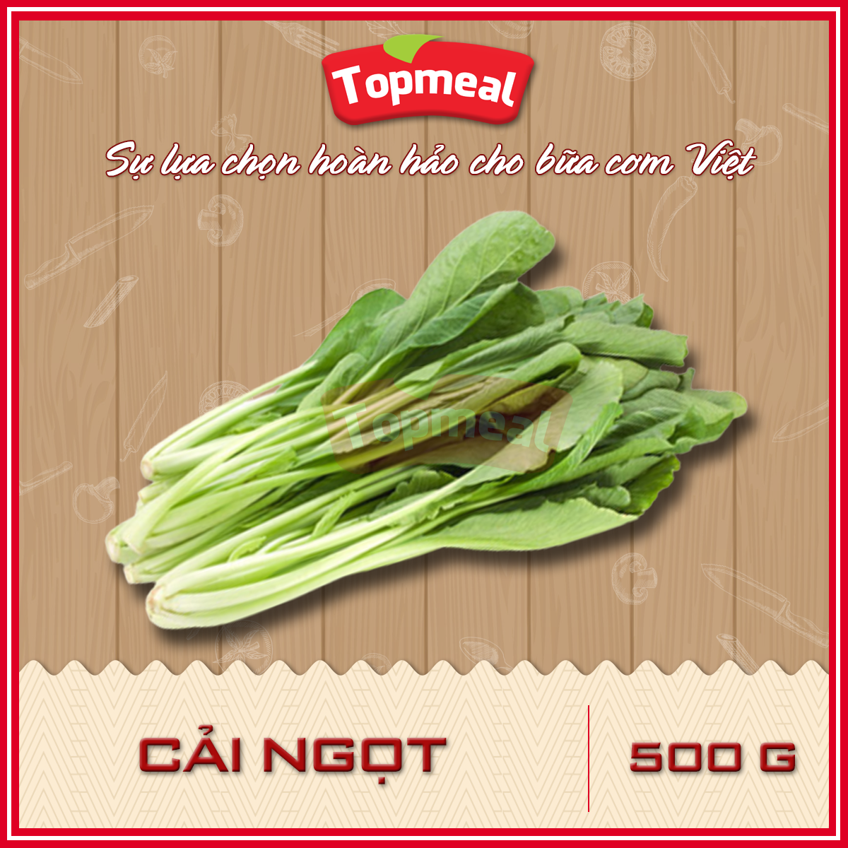 HCM - Cải ngọt (500g) - [Giao nhanh TPHCM]