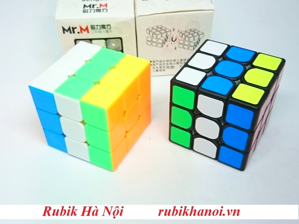 Rubik 3x3  SengSo Mr.M Có Nam Châm