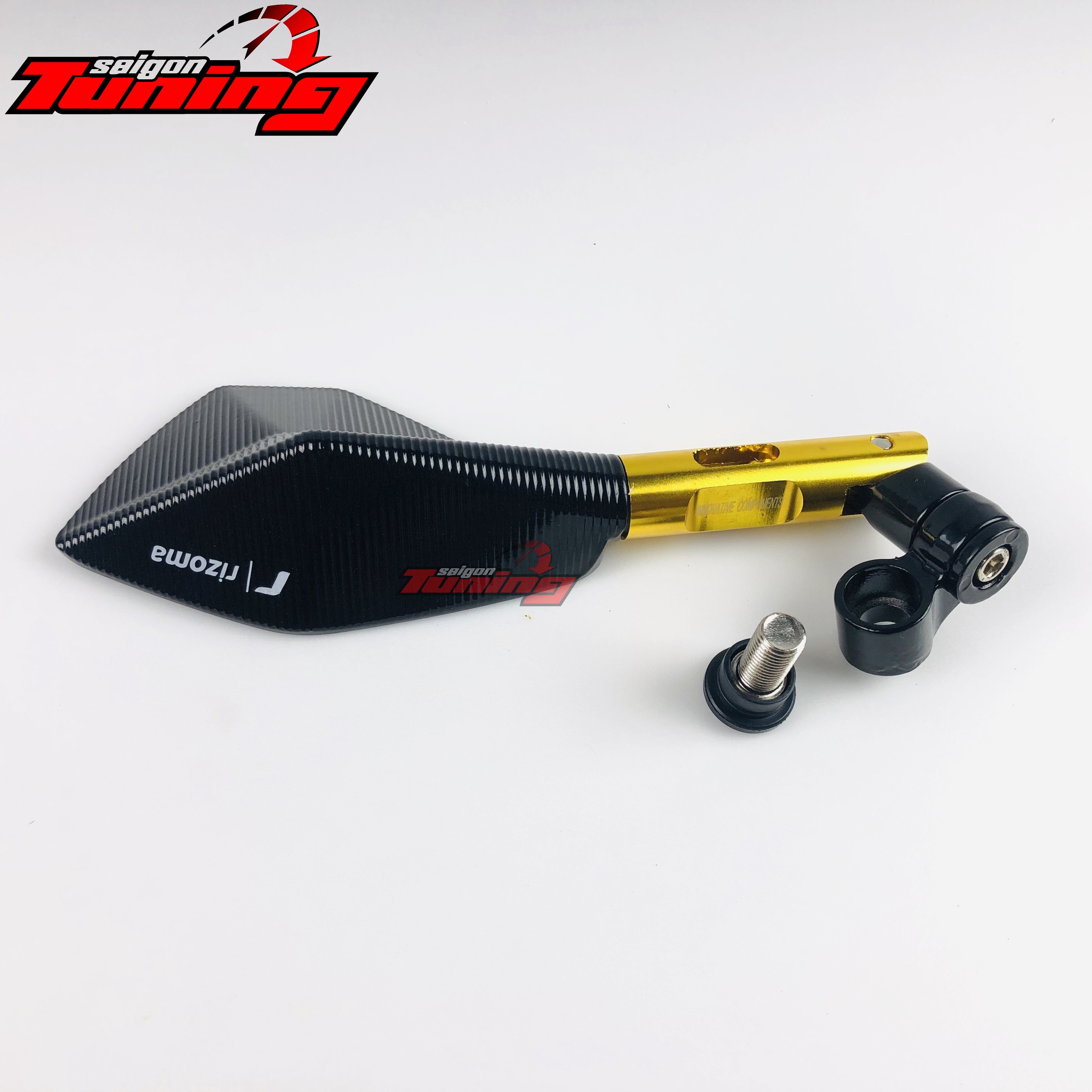 [HCM]Kính ( gương) trái chiếu hậu - Màu vàng Gold SaigonTuning