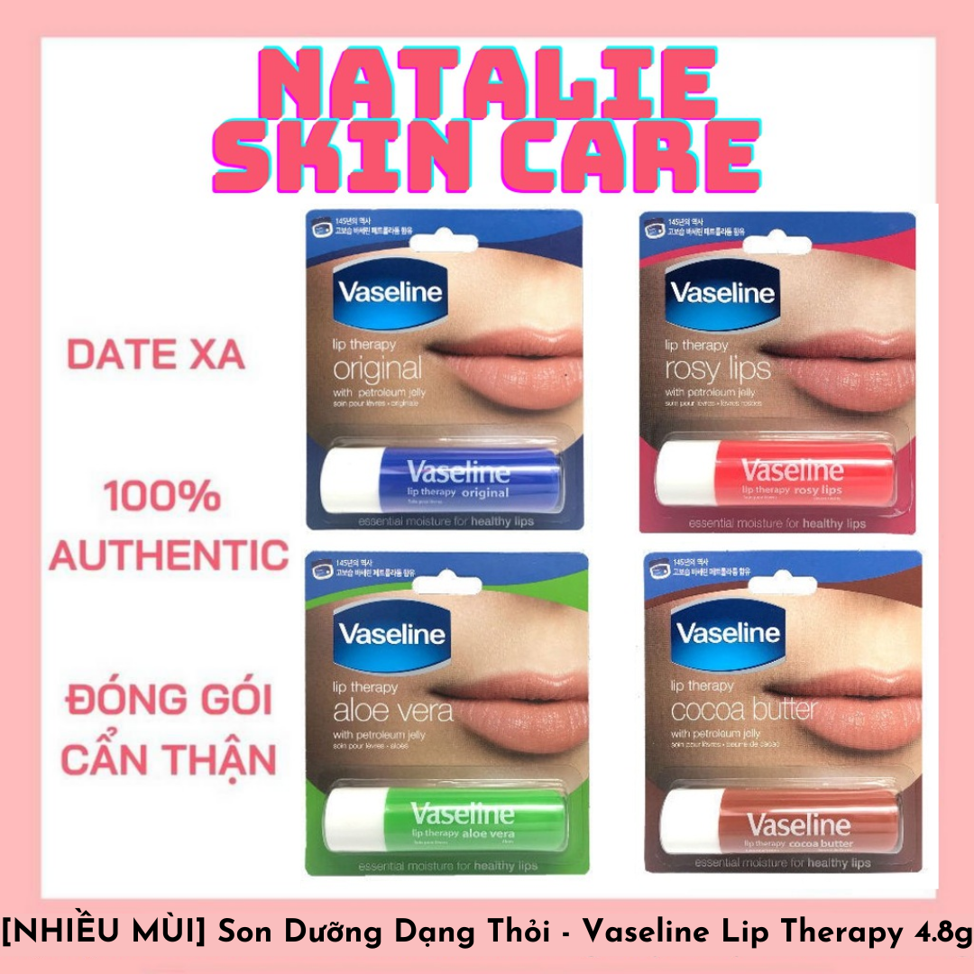 [NHIỀU MÙI] Son Dưỡng Dạng Thỏi - Vaseline Lip Therapy 4.8g