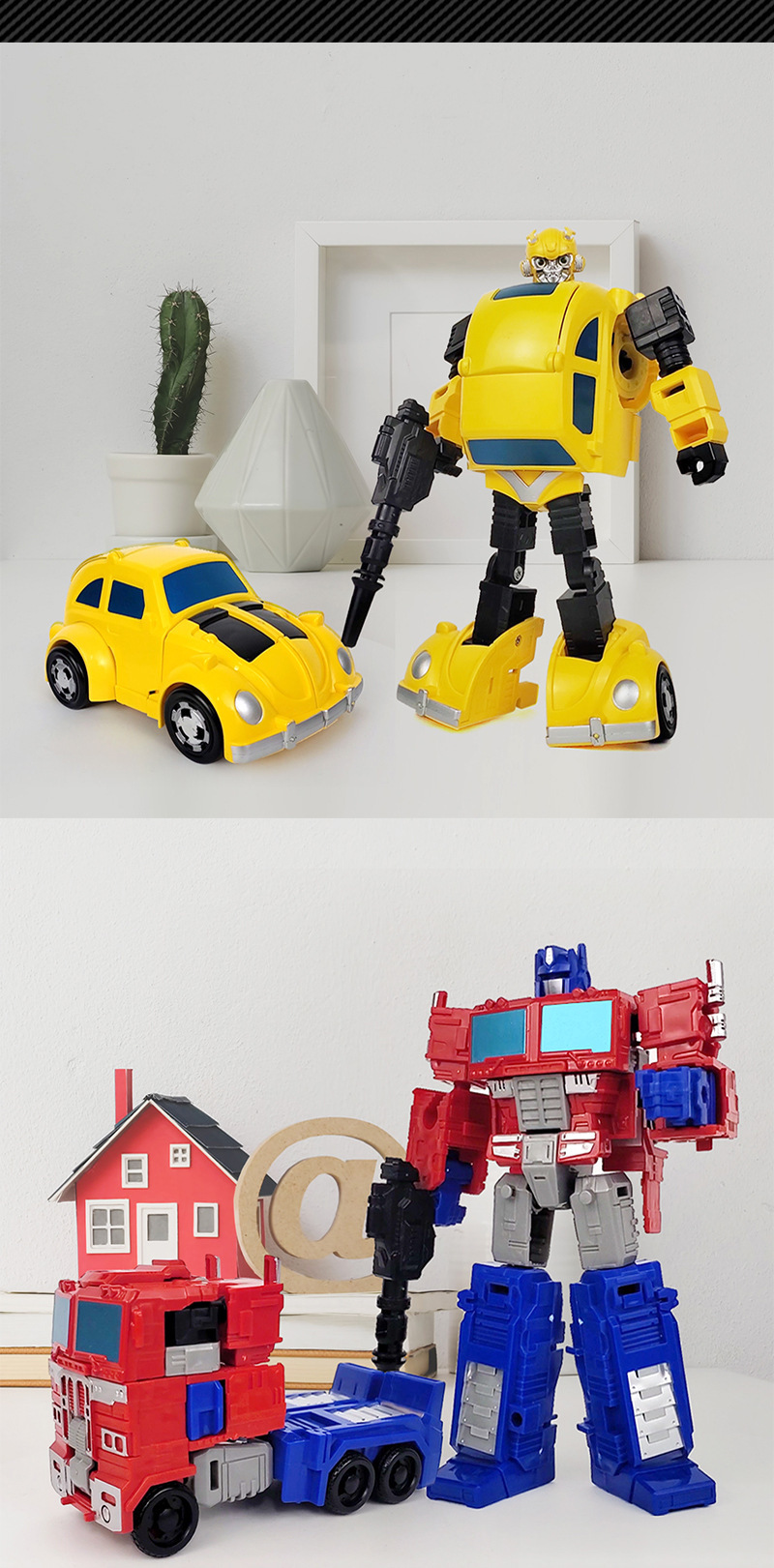 ĐH Store - Robot transformers optimus prime lắp ráp 2 trong 1