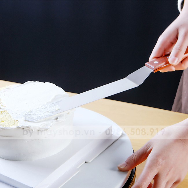 Chà láng kem gấp khúc/ cán gỗ
