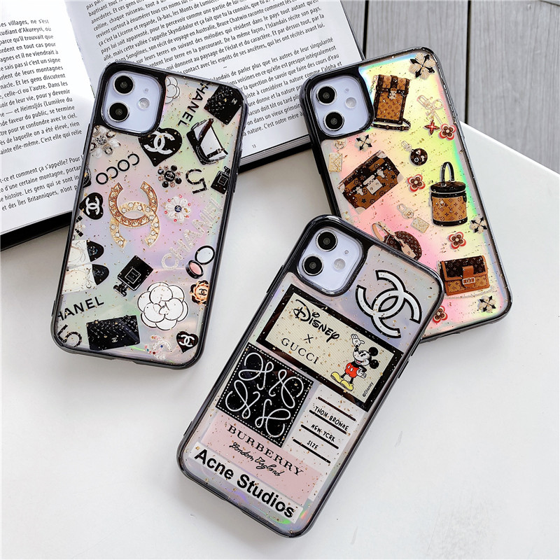 [ SALE LỖ ] [ IPHONE ] Ốp Lưng Trong Suốt Viền Màu Silicon Trademark ( Kèm Miếng Phản Quang)
