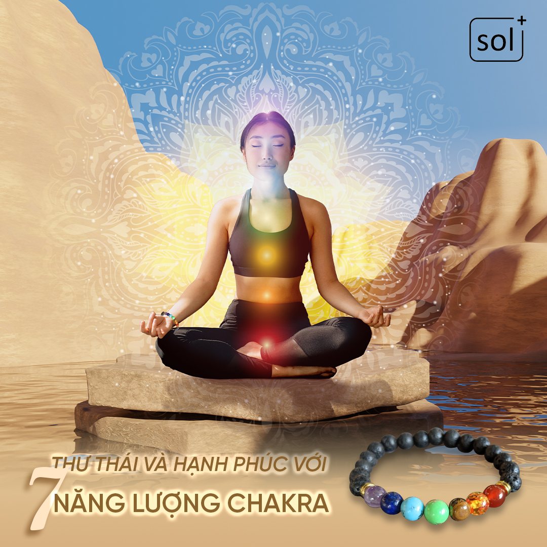 Vòng Tay Chakra 8mm Đá Nham Thạch Khuếch Xạ Hương Luân Xa Chakra Bracelet Lava Rock - Năng Lượng Tích Cực, May Mắn Sol Plus (Phiên Bản Đặc Biệt)