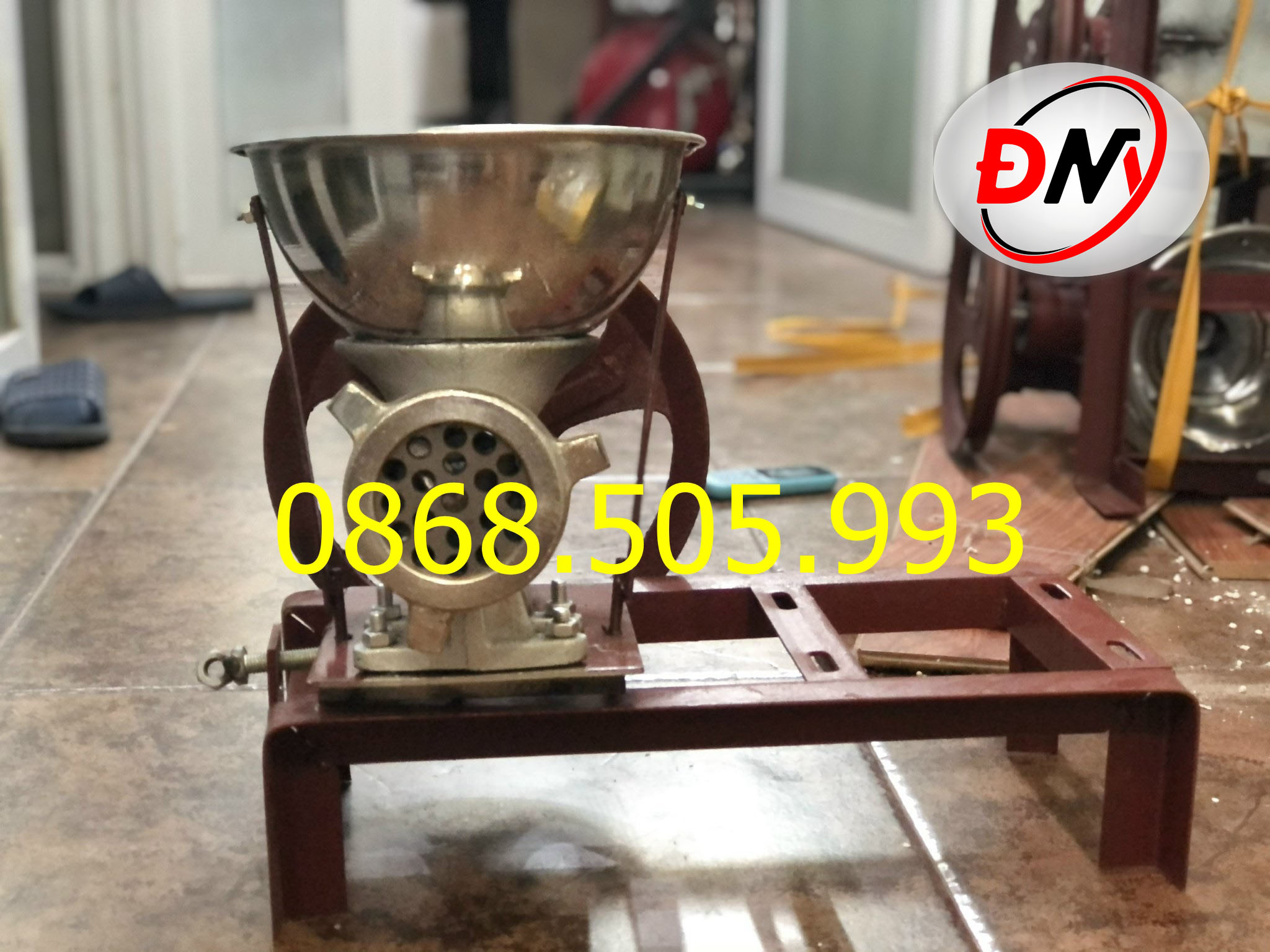 Máy xay đùn thịt xương cua cá chưa bao gồm motor