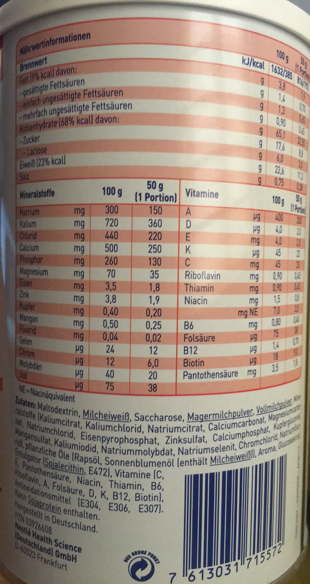 Sữa PALENUM Nestle 450g