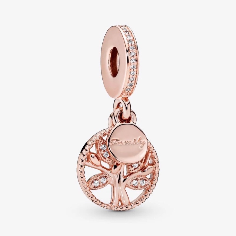 [Hạt charm bạc 925] [Hạt charm pandora] Hạt charm đính đá kiểu Pandora cao cấp YAC09