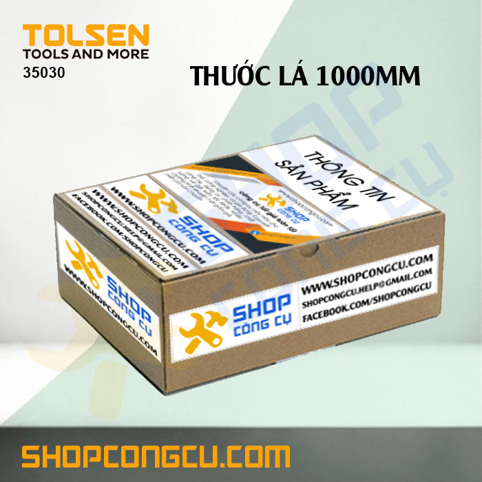 Thước lá 1000mm Tolsen 35030