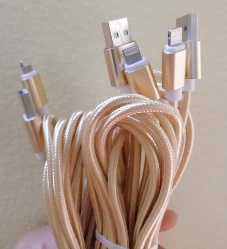 Cáp Sạc 3 Mét Bọc Dù cho Iphone - Chống gãy