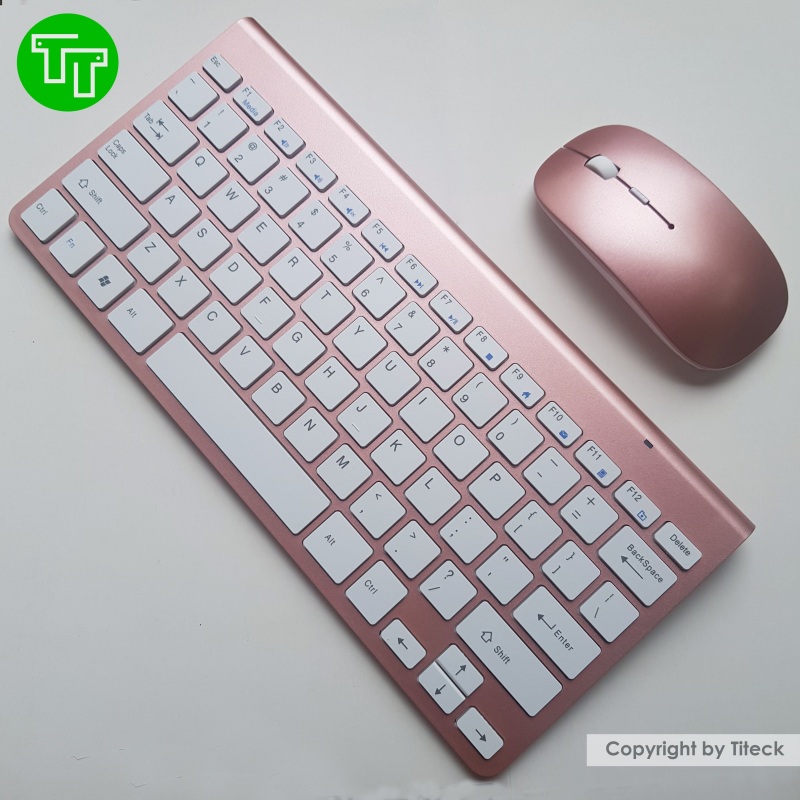 Bộ bàn phím và chuột không dây cao cấp dùng cho laptop, PC, SmartTV, TVBox nhiều màu