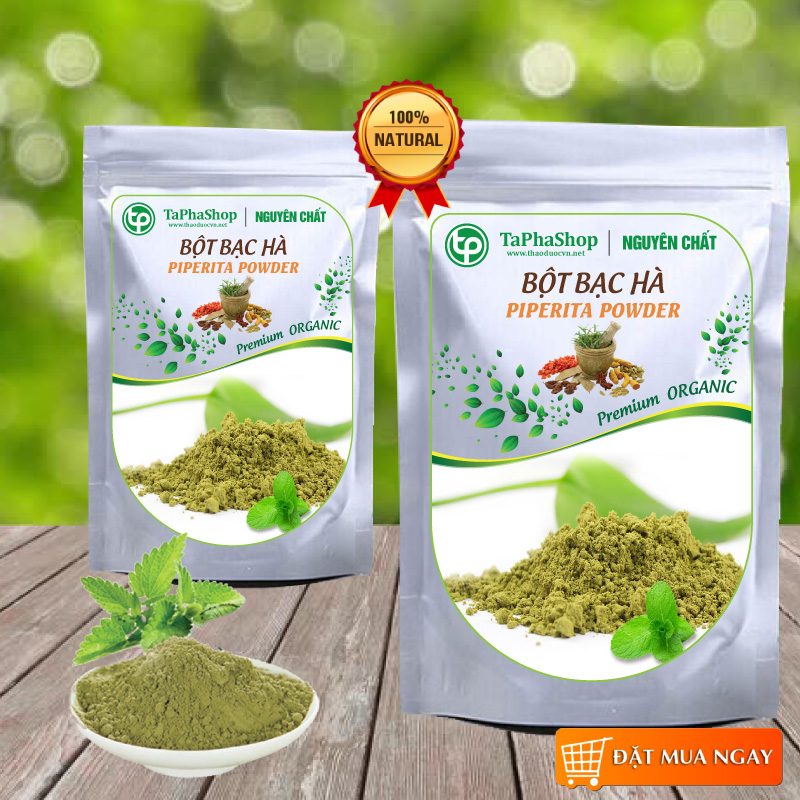 Bột bạc hà nguyên chất 100g - Thảo Dược Tấn Phát