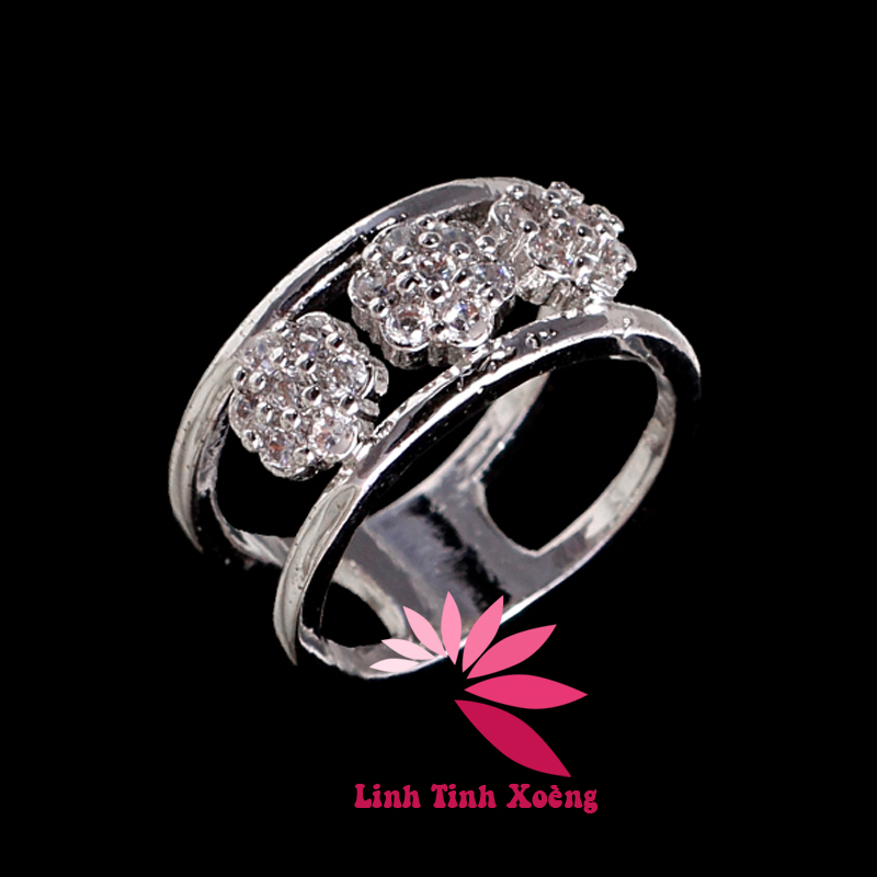 Nhẫn mạ bạc cao cấp Friday Love MK359