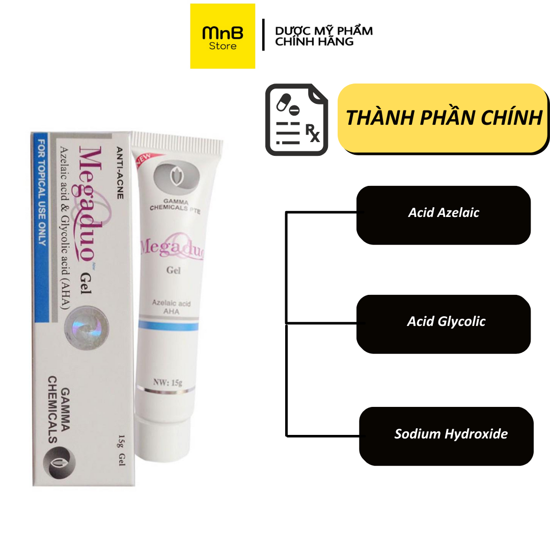 Megaduo Plus Gel (Retinal + Salicylic Acid + AHA) 15g