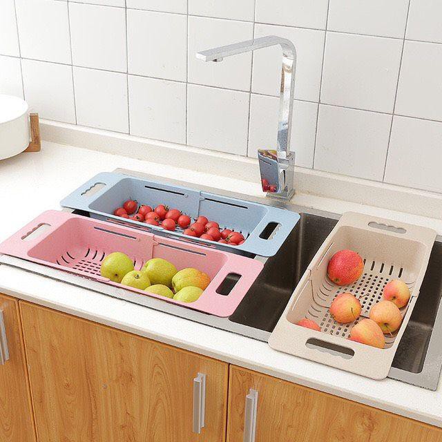 [HCM]RỔ GÁC BỒN RỬA CHÉN XẾP GỌN ĐA NĂNG