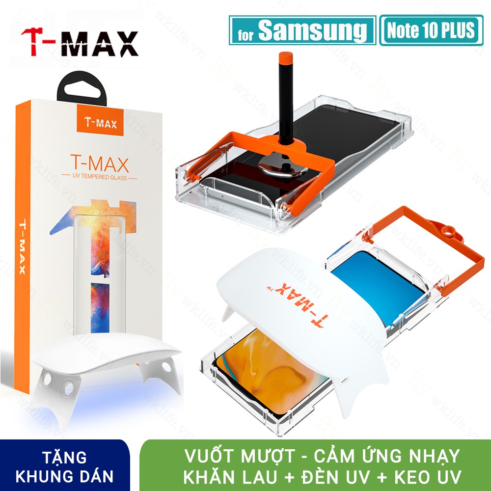 [ SALE] Kính Cường Lực T-Max Uv Dành Cho Note 20 Ultra / Note 9 / Note 10 Plus / S10 Plus/ S20 Plus/ S20 Ultra