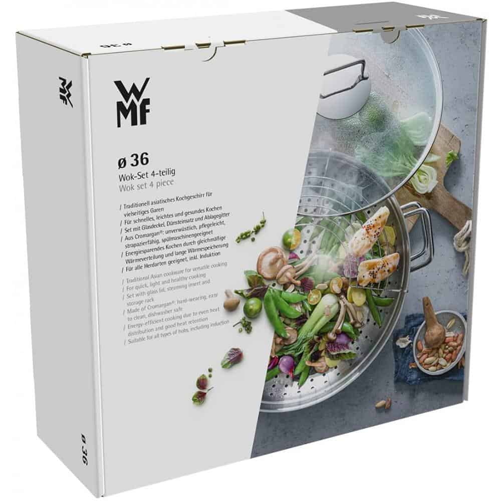 [Trả góp 0%] Chảo Xào - Hấp WMF Wok Macao 36cm