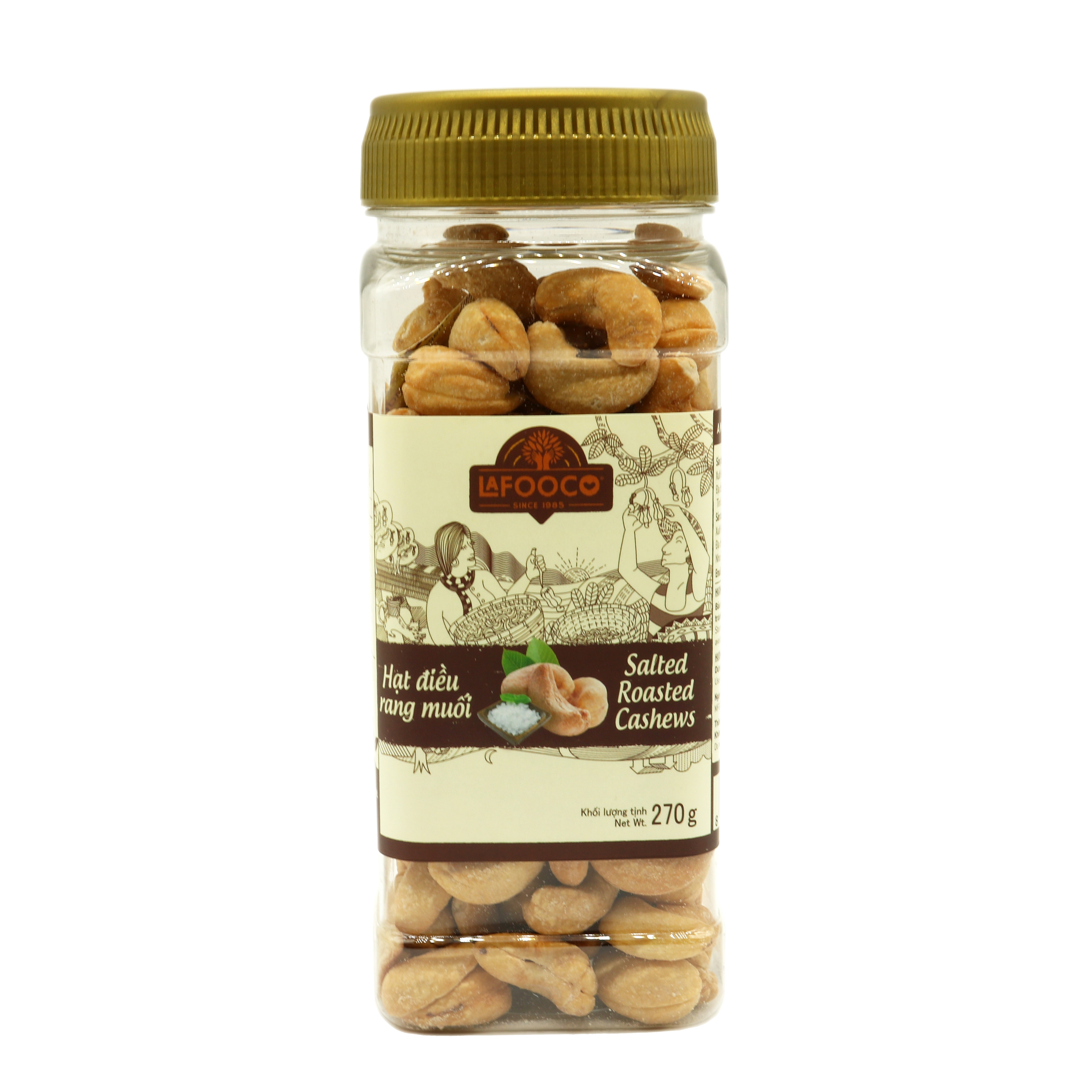 Hạt Điều Rang Muối LAFOOCO 270g