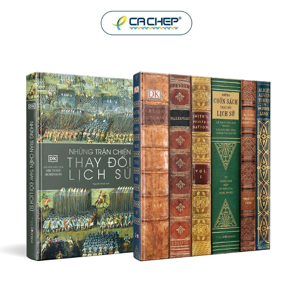 Cá Chép - Combo 2 cuốn: Những trận chiến thay đổi lịch sử + Những cuốn sách thay đổi lịch sử