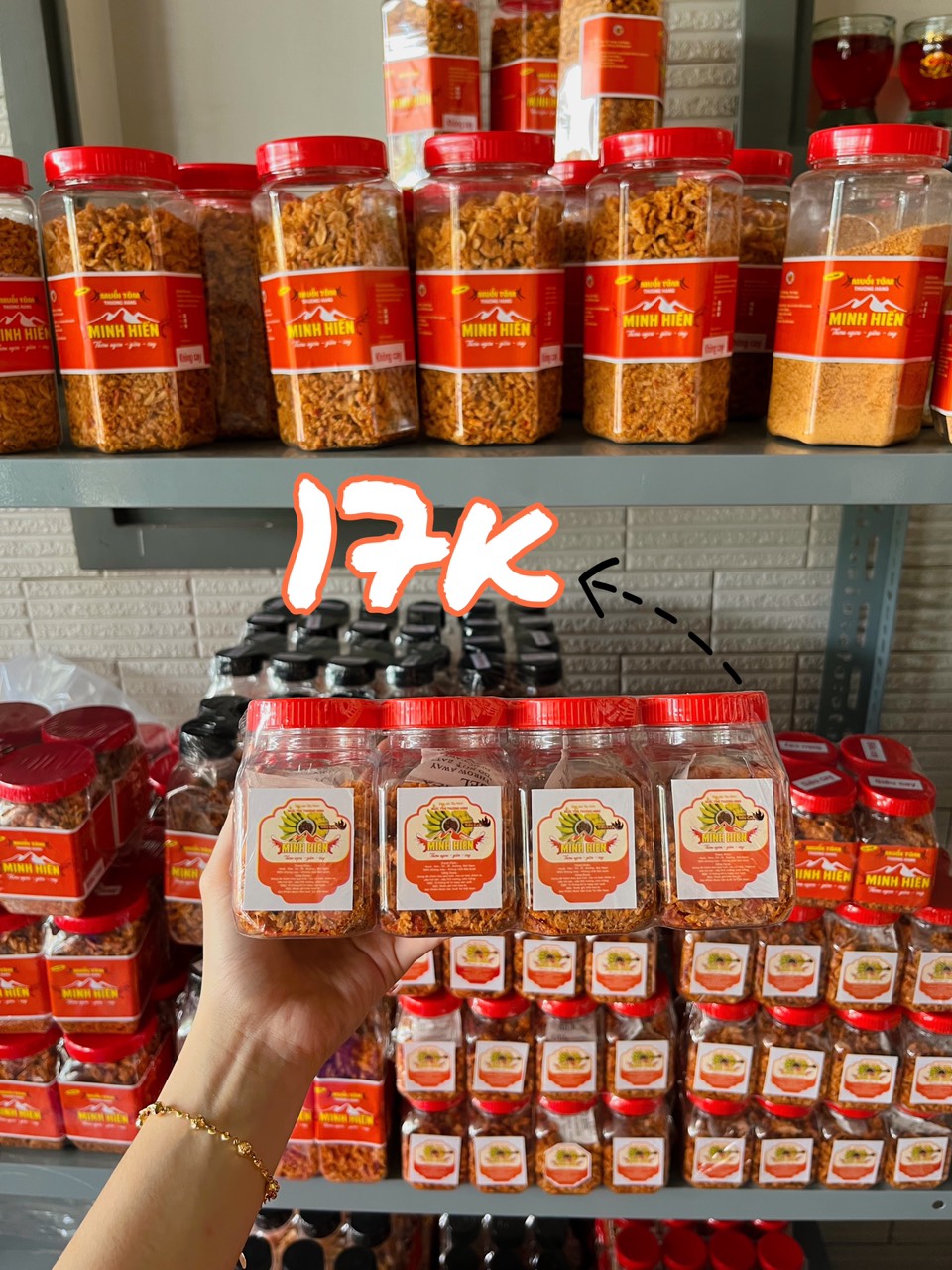 Muối tôm thượng hạng minh hiến cay 60gr