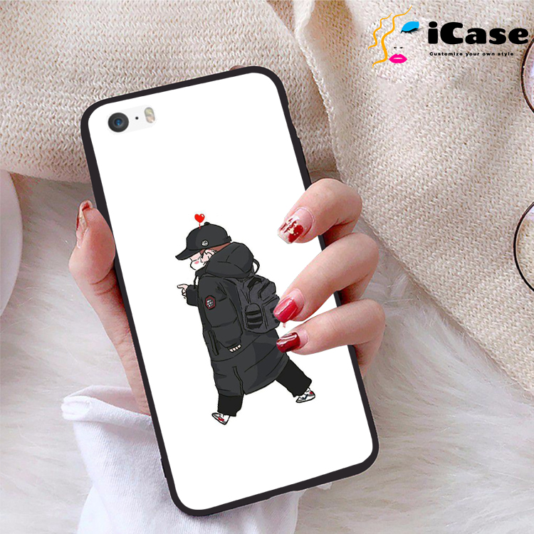 Ốp lưng iPhone 5 viền dẻo TPU BST Chibi