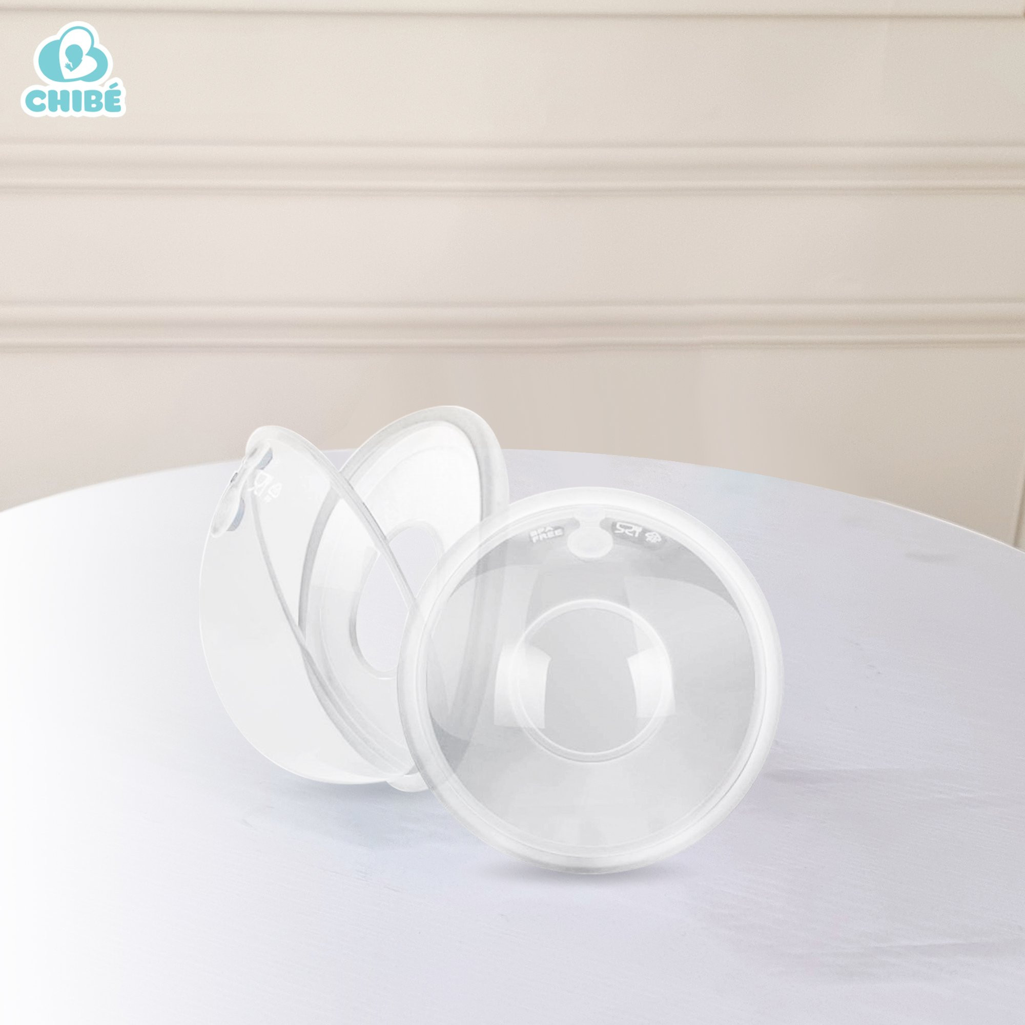 set 2 cốc hứng sữa CHIBÉ babymall.vn