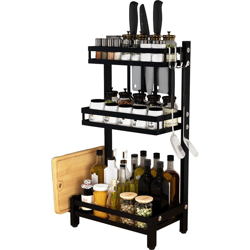 Kệ để gia vị thép 3 tầng đa năng-Kệ để gia vị 3 tầng - Kệ để đồ nhà bếp 3 tầng cao cấp - Kệ bếp đa năng 3 tầng thép không gỉ cao cấp - Kệ gia vị 3 tầng tiện lợi