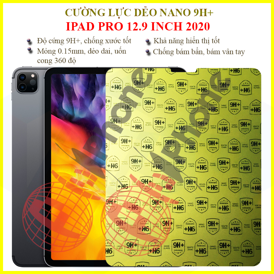 Dán cường lực dẻo nano iPad Pro 12.9 inch
