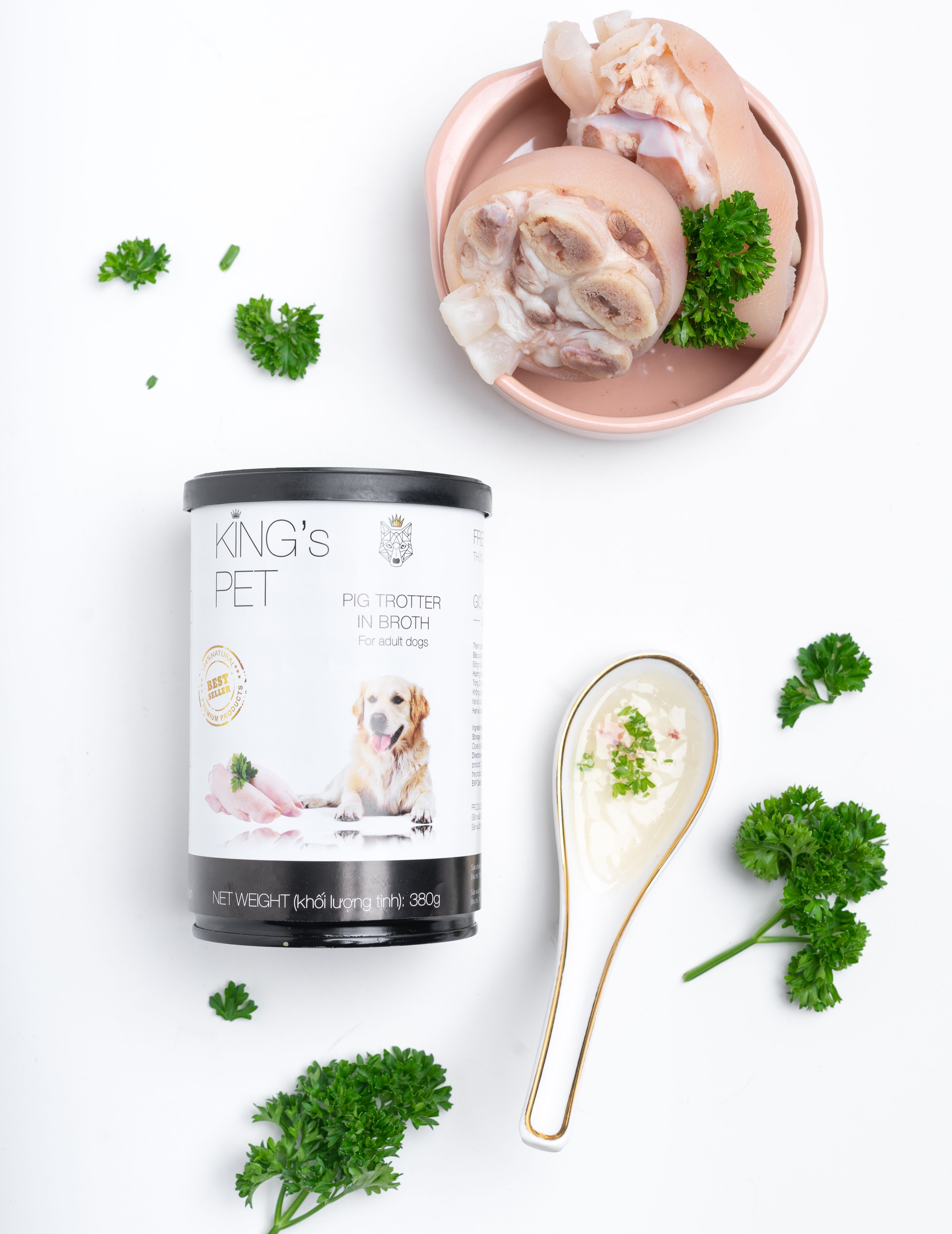 PATE KING PET CHO CHÓ MÈO LON 380g
