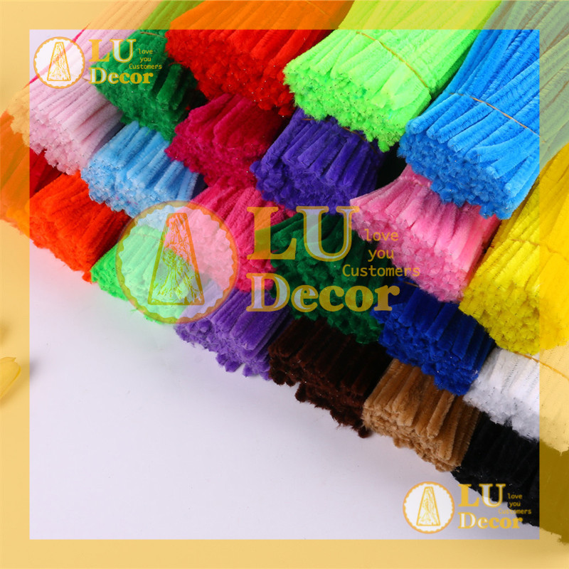 Bó kẽm nhung làm đồ handmade đồ chơi cho bé | LU Decor