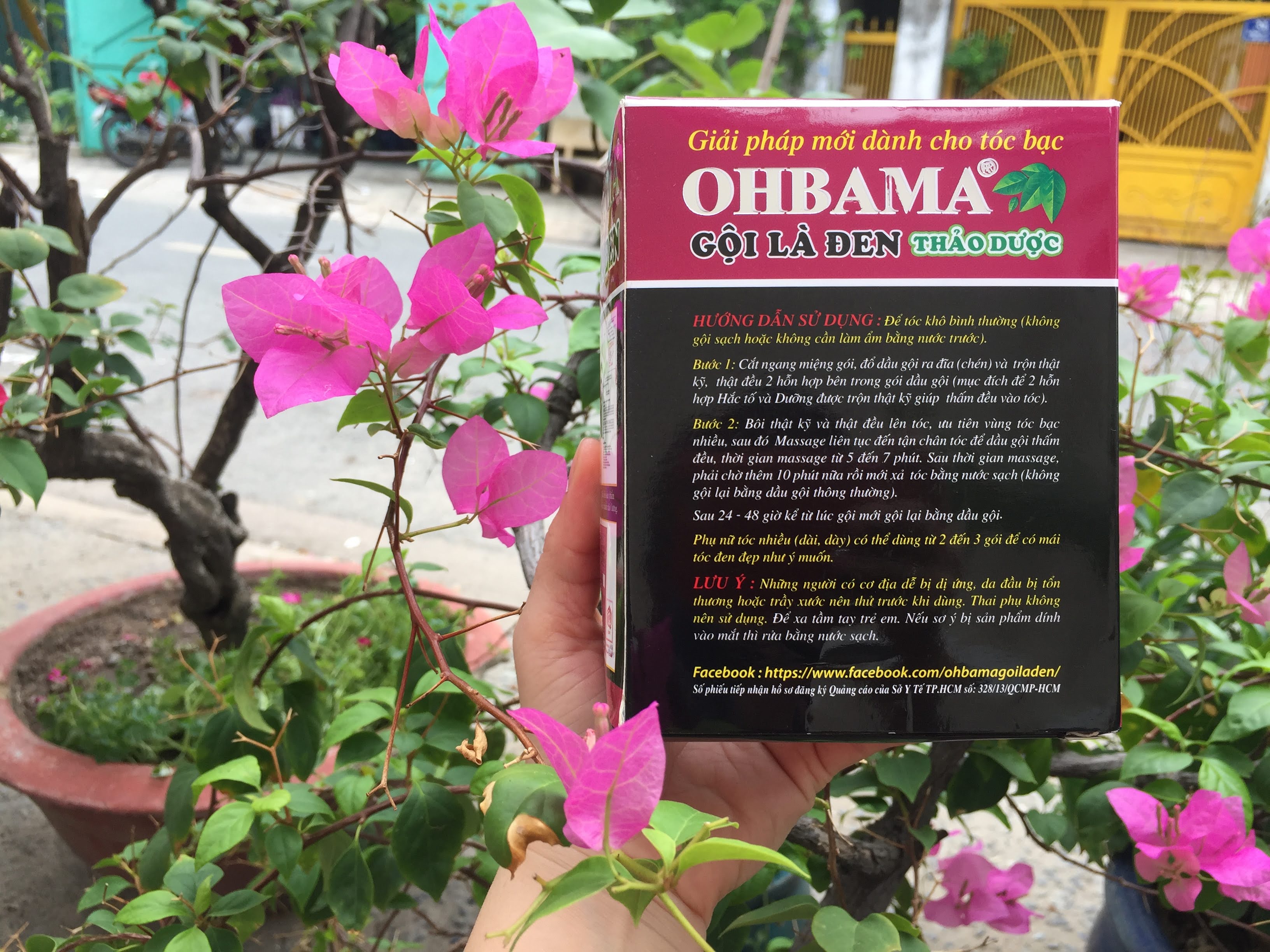 Combo 2 gói dầu gội là đen Thảo dược OHBAMA 40 ml