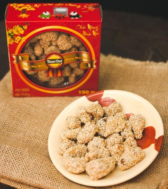Hạt Điều Phủ Mè Trắng 150g
