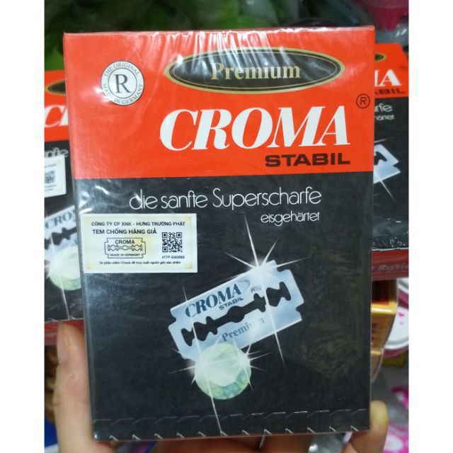 1 Hộp 200 lưỡi Dao Lam croma