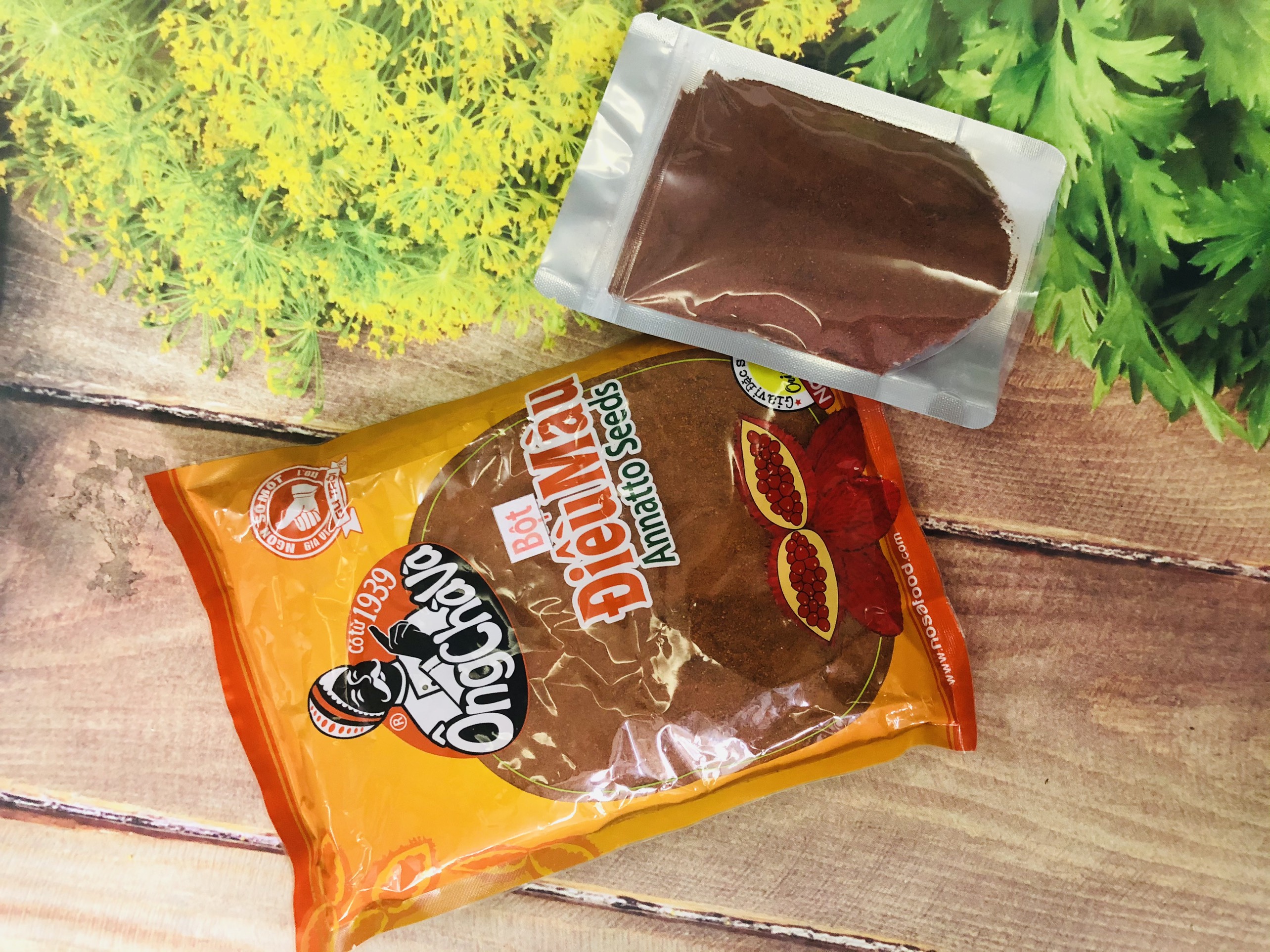 Gói 100g bột điều màu - doanvat_hangduong