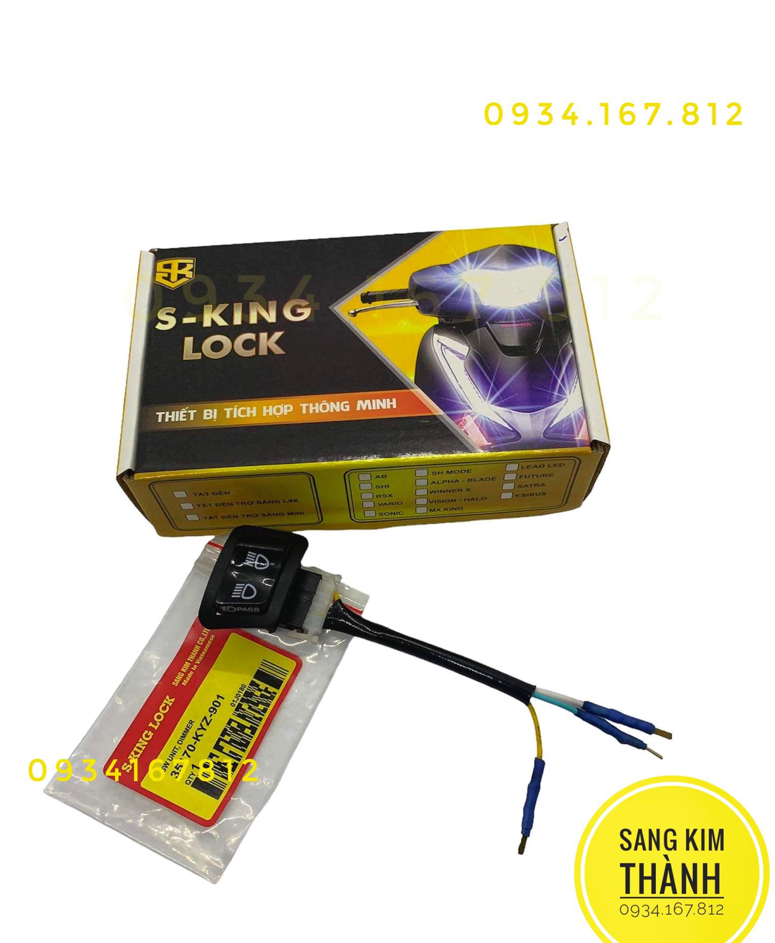 Công tắc Passing Air Blade 125i / 150i / 160i Đời Mới