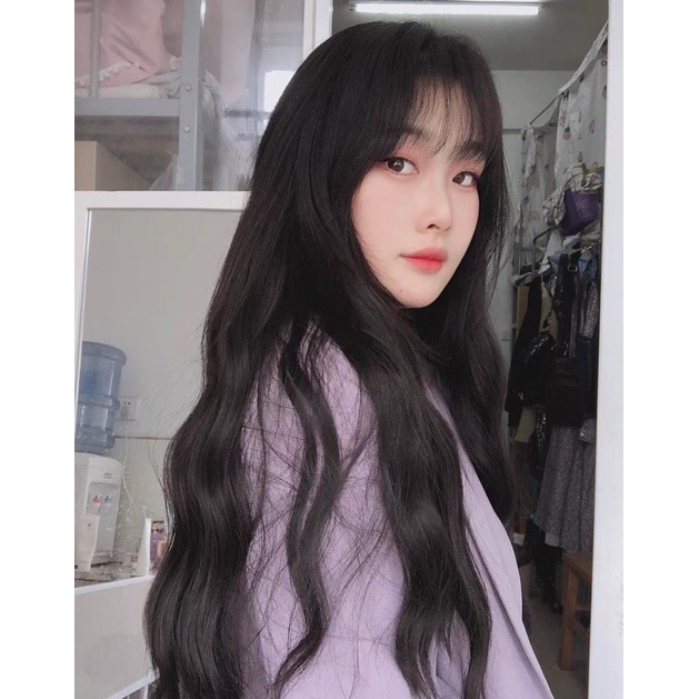 Tóc kẹp U xoăn sóng dài 😍 Mã ku07 😍 60cm