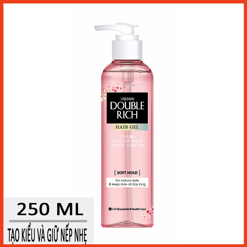 [HCM]Gel giữ nếp dưỡng tóc Double Rich 250ml