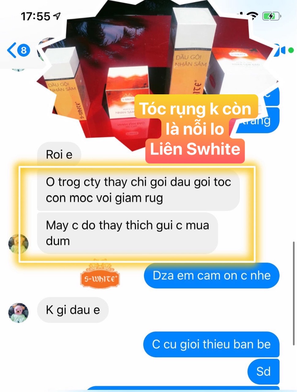 [HCM]Ủ TÓC NHÂN SÂM ĐÀO SWHITE DATE 2025