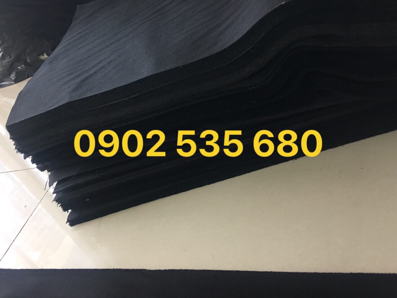 [HCM]Vải bố canvas màu đen khổ 1m6