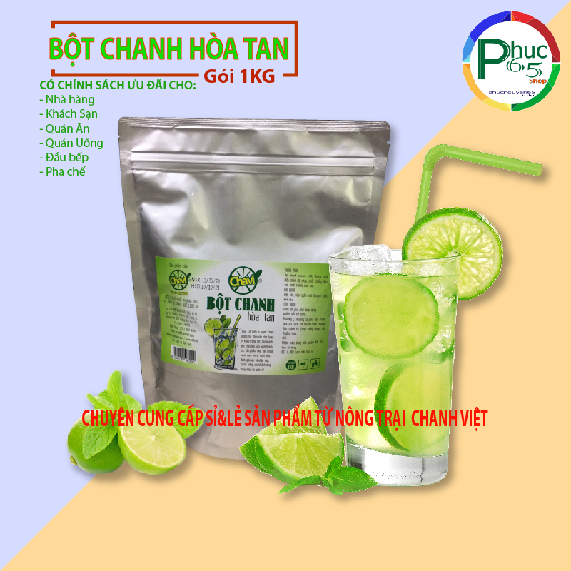 Bột chanh hòa tan dùng cho pha chế-1KG