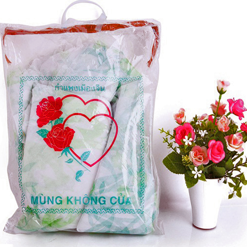Mùng tuyn voan bông cáo cấp 1m6