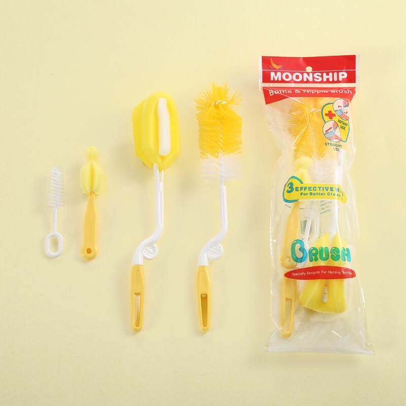 Bộ cọ bình sữa, núm ti 4 chi tiết