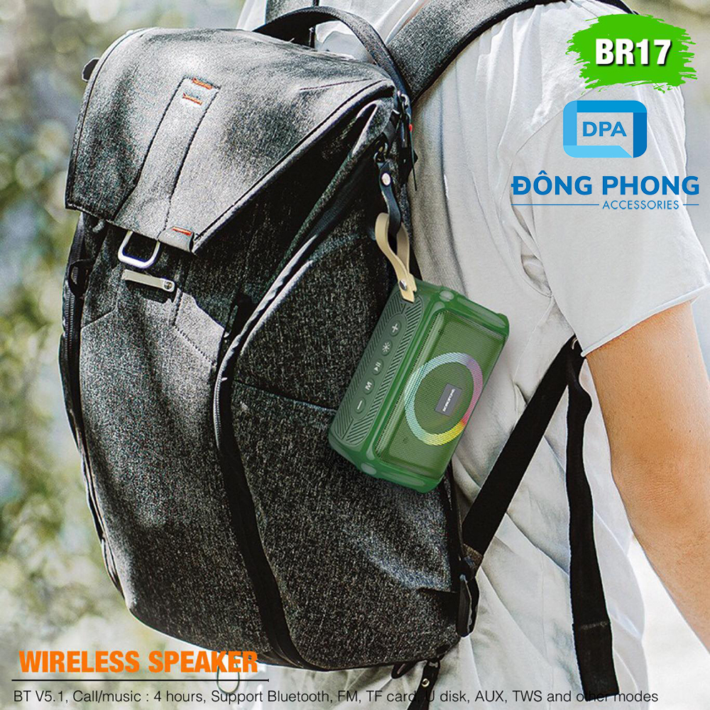 Loa Bluetooth V5.1 Borofone BR17 Chính Hãng