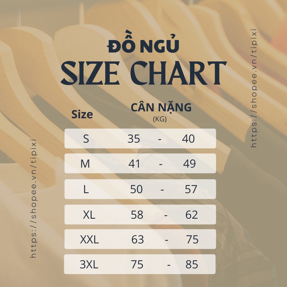 Bộ Đùi Áo Cộc Đồ Ngủ Mặc Nhà TIPIXI MS77