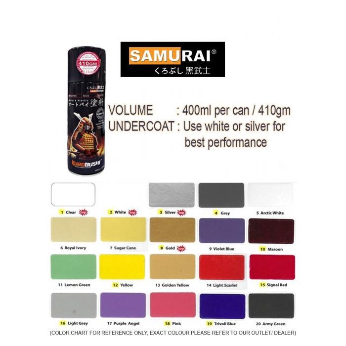 Sơn xịt sơn xe máy Samurai 128 màu trong    Clear