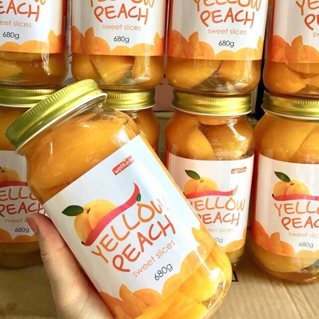 Đào ngâm Hàn Quốc Yellow Peach Hàn Quốc