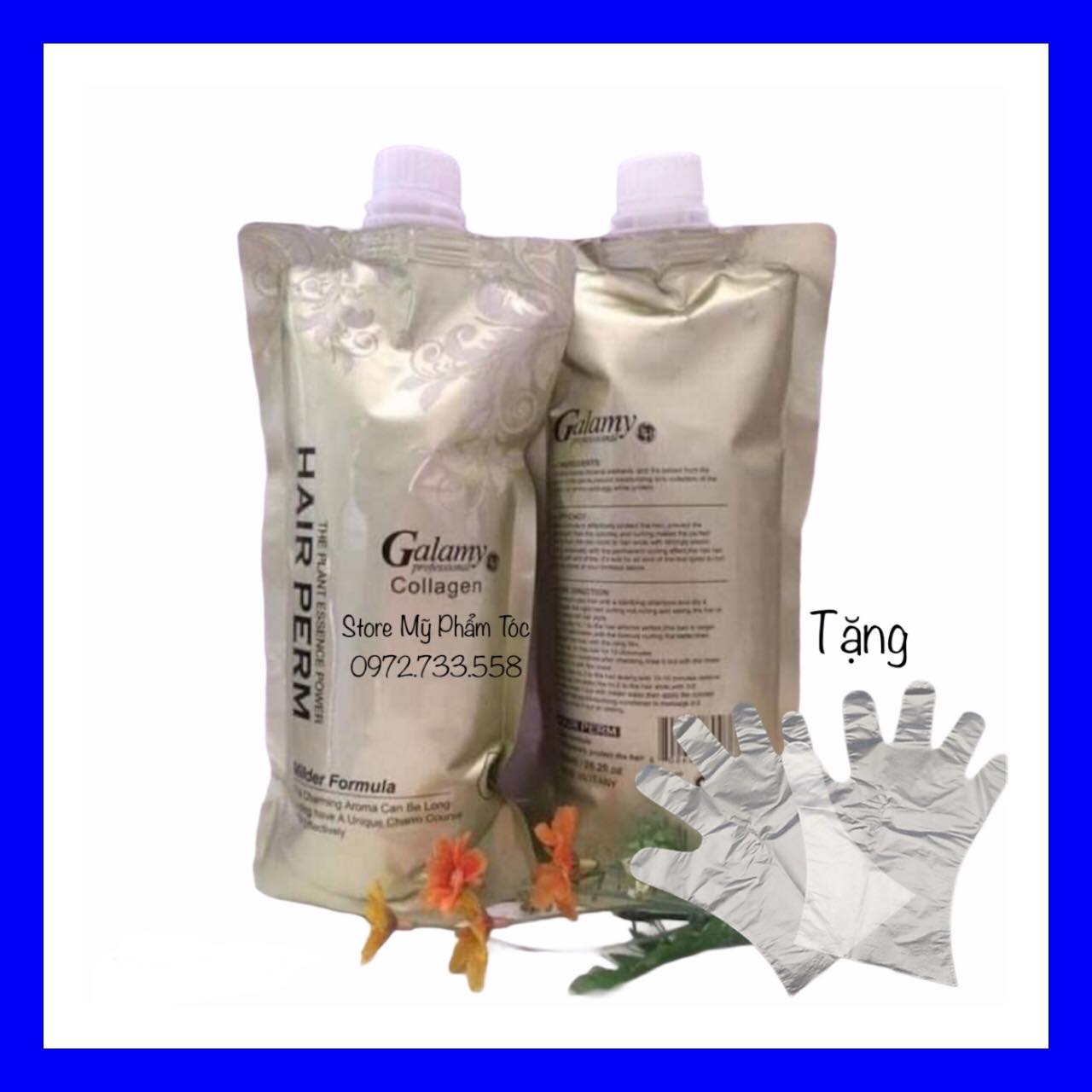 Cặp Ép ( Duỗi ) Tóc GALAMY Chuyên Nghiệp 1000ml x 2
