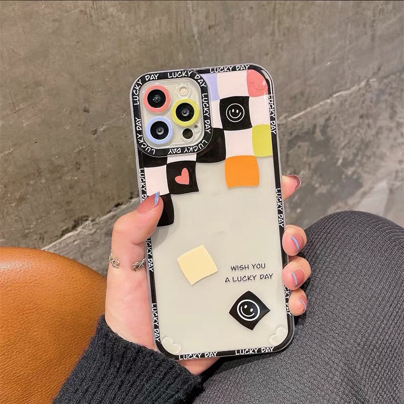 Ốp Lưng Iphone Trong Cạnh Vuông Siêu Hot