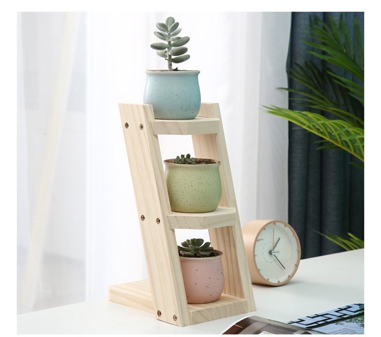Kệ Decor Bàn Làm Việc APF Gỗ Thông