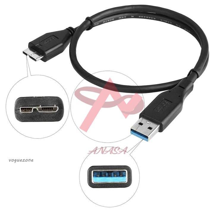 Dây Cáp USB Dùng Cho HDD Box - Ổ Cứng Di Động