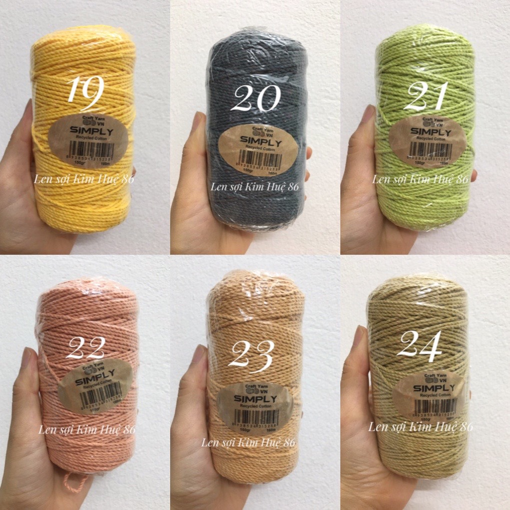 Sợi Simply cotton 150gr